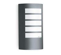 Steinel Outdoor Wall Light L 12 anthracite, outdoor lamp without motion sensor, robust aluminium trim, E27, max. 60 W, wall lamp