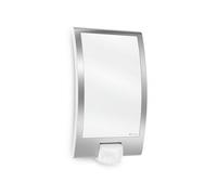 Steinel Outdoor Wall Light L 22 S - Motion Sensor Light 180° Detection, 10 m Range, Stainless Steel Porch Light, 60 W, E27 Fitting, Mains Powered, 28.6 x 16.2 x 8.5 cm, Anthracite