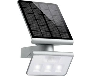 Steinel Solar Outdoor Light XSolar L-S Silver - 140° Motion Sensor Light 8 m Range - 1.2 Watt LED Outdoor Solar Light for Garden, Terrace and Exterior Walls