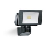 Steinel Spotlight LS 150 black, 14.7 W floodlight, swivelling spot head, neutral white LEDs (4000 K), IP44, aluminium