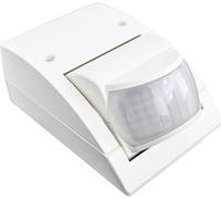 Steinel Uk Ltd Infrared Motion Detector IS 2160 White, 160° Sensor Swivelling, Maximum 12 m, Twilight Sensor, IP54, Maximum 600 W
