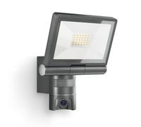 Steinel Xled Cam2 Sc Floodlight Camera with 2K Surveillance Camera, Intercom, Motion Detector, Dual-Band Wi-Fi 6, 21 W, Aluminium, Anthracite