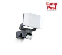 Steinel LED Security Light XLED Protect S Anthracite, 180°/10 m Motion Detector, Panoramic Floodlight, LED panel fully swivelling, 14.3 W, IP54