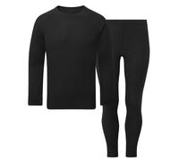 Steiner Kids Aspen Termal Baselayer Set: Black: 13-14 Years Size: 13-1