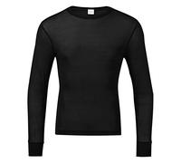 Steiner Men's Silk Long Sleeve Vest Top (Medium) Black