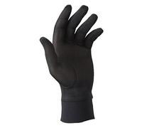 STEINER Merino Mens Womens Thermal Glove Inner Liner Black (X-Large)