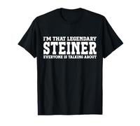 Steiner Surname Funny Team Family Last Name Steiner T-Shirt