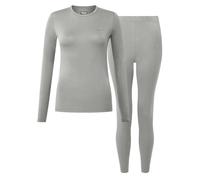 Steiner Womens Soft-Tec Active Baselayer Set: Grey: 8 Size: 8, Colour: