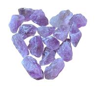 Steinfixx Amethyst, Rough Stones, 3-4 cm, 300 g, Healing Stone, Water Stone, Decoration, Fountain Stone, Brazil