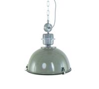 Steinhauer Bikkel - olive green industrial hanging light