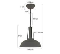 Netlighting Eden Dome Pendant Ceiling Lights Grey Dark Matt Black Matt Netlighting Grey