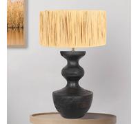 Steinhauer Lyons 3748ZW table lamp, natural wicker
