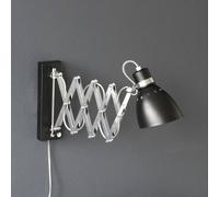 Steinhauer Spring harmonica arm light, black/chrome