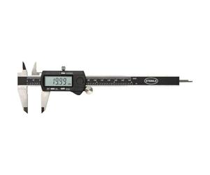 STEINLE 1321 Digital Vernier Caliper, 150 mm, Stainless Steel, 0.01 mm Reading, Locking Screw, Depth Gauge Square