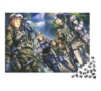 Steins;Gate 1000 Pieces Adult Jigsaw Puzzles Anime Characters Festive Gifts Family Challenging Educational Games Home Decoration for Adults Gifts Ideas 1000pcs (75x50cm)