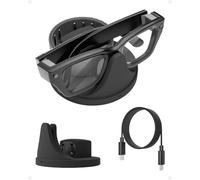 Steinwhale 2-in-1 Charging Station for Meta Ray-Ban Display Glasses & Meta Nerve Band, Premium Soft Silicone Desktop Charger Dock with LED Status Indicator, Smart Glasses Accessories