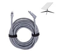 Steinwhale Cable for Starlink Enterprise 46M/150FT, Waterproof Connectors, Compatible with Starlink Enterprise Antenna and Power Supply, Durable & Reliable for Commercial & Industrial Use
