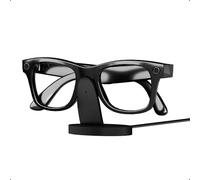 Steinwhale Charging Dock for Ray-Ban Meta Glasses, Pin Contact Fast Dedicated Station with LED Indicator, Travel-Friendly Design, Compatible with Wayfarer, Skyler, Headliner Models (Black)