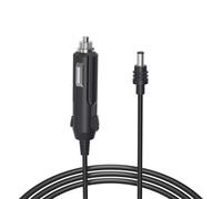 Steinwhale DC to Car Charger Power Cable for Starlink Mini 2M/6.5FT, 100W 20V/5A Output, Support 12~48V Cigarette Lighter, 19AWG Cord, Waterproof Barrel Jack for Outdoor Use, Car, RV, Truck, Boat