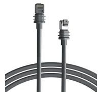 Steinwhale Ethernet Cable for Starlink Standard/Gen 3 and Mini 5M/10FT, Waterproof Barrel Jack, 26AWG CAT5E 1000Mbps Data Transfer, Outdoor Use, Cold & Heat Resistant, Replacement Extension Cable
