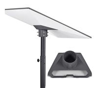 Steinwhale Pipe Adapter for Starlink Standard/Gen 3, Pole Mount Adapter Mounting Kit Aluminum, Corrosion Resistance, Easy to Install, 3 Colors Available (Grey)