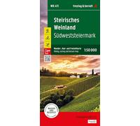 Steirisches Weinland hiking, cycling and leisure map 1:50,000: 1:50,000 scale