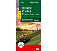 Steirisches Weinland hiking, cycling and leisure map 1:50,000: Südweststeiermark, mit APP, wasserfest und reißfest