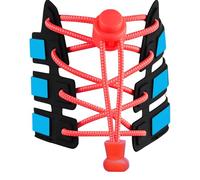 STEK Elastic Laces No Tie for Adults & Kids, Adjustable No Tie Shoe Laces with Quick Lock System for Trainers, Running Shoes, Sneakers