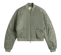 STEL Women's Nylon Bomber Jacket Thyme