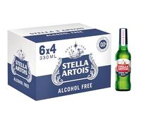 Stella Artois 0% Alcohol Free Premium Lager Beer Bottle, 24 x 330 ml