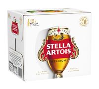 Stella Artois Belgium Premium Lager Beer 12 X 284ml