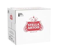 Stella Artois Premium Lager Beer Large Bottle, 12 x 660ml