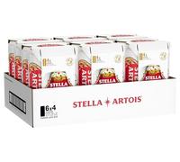 Stella Artois Premium Lager Beer Pint Cans 24 x 568 ml
