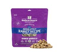 Stella & Chewy's Freeze-Dried Raw Cat Dinner Morsels - Grain Free, Protein Rich Cat & Kitten Food - Absolutely Rabbit Recipe - 8 oz Bag