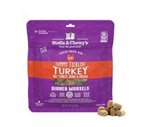 Stella & Chewy's Freeze-Dried Raw Cat Dinner Morsels - Grain Free, Protein Rich Cat & Kitten Food - Tummy Ticklin’ Turkey Recipe - 3.5 oz Bag
