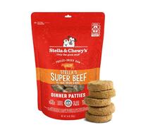 Stella & Chewy's Freeze Dried Raw Dinner Patties - Grain Free Dog Food, Protein Rich Stella’s Super Beef Recipe - 14 oz Bag