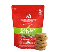 Stella & Chewy's Freeze-Dried Raw Dinner Patties - Duck Duck Goose Recipe - High Protein Grain-Free Puppy & Dog Food - Perfect For Picky Eaters - 25 oz