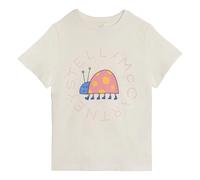 Stella McCartney Kids Stella McCartney Girls Ladybird Logo T-Shirt in Ivory - Ivory - 3 Yrs