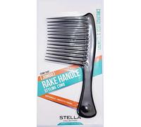 Stella Collection Styling Rake Handle Jumbo Wide Tooth Comb Untangle/Smooth Finish Item No 2442