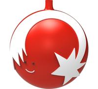 Stella Cometa Christmas tree ball made of hand-blown glass, hand-decorated, assorted designs and colors