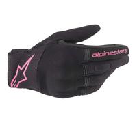 Stella Copper Gloves Black Fuchsia
