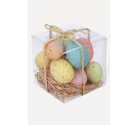 Stella Graham Boxed set of speckled Easter egg decorations, multi-colour, ornament Stella Graham Multicolor