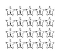 Stella Hair Clips, Metal Star Hair Clips | Colorful Star Hair Clips,20X Metal Star Snap Hair Clips Metal Hair Clips
