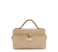 Stella Mccartney Falabella Faux Suede Vanity Case - Gold - One Size