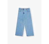 Stella Mccartney Girls Light Blue Kids Vintage-wash Straight-leg Organic-cotton Jeans 4-12 Years 10