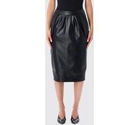 STELLA MCCARTNEY High-Waisted Midi Pencil Skirt in Smooth Synthetic Leather - Size: 40 - female