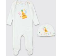STELLA MCCARTNEY KIDS Boy's 2-Piece Graphic Print Cotton Set with Feet - Size: 6M - unisex