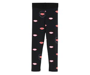 Stella McCartney Kids lips-print leggings - Black 2-4-10-14-14+