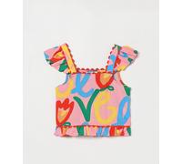 STELLA MCCARTNEY KIDS Love Print Viscose Top - Size: 10 - female