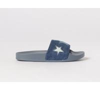 STELLA MCCARTNEY KIDS Star Denim and Rubber Sliders - Size: 33 - female
